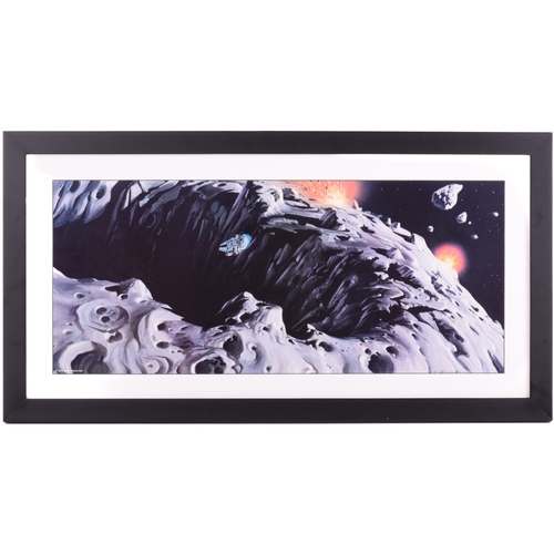 1231 - 'The Empire Strikes Back': two 1979 Black Falcon Ltd prints, after designs by Ralph McQuarrie, taken... 