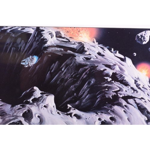 1231 - 'The Empire Strikes Back': two 1979 Black Falcon Ltd prints, after designs by Ralph McQuarrie, taken... 