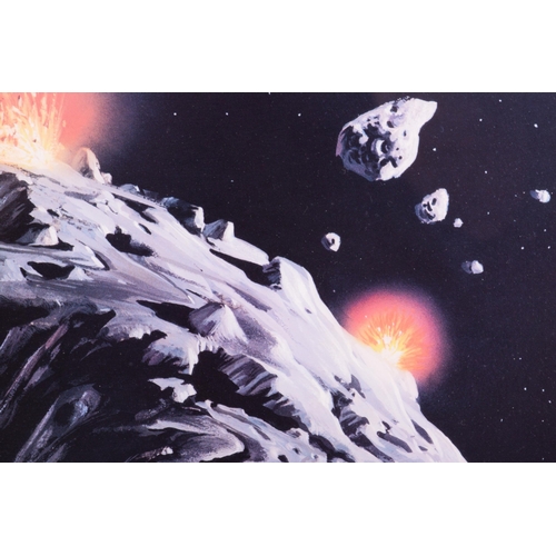 1231 - 'The Empire Strikes Back': two 1979 Black Falcon Ltd prints, after designs by Ralph McQuarrie, taken... 