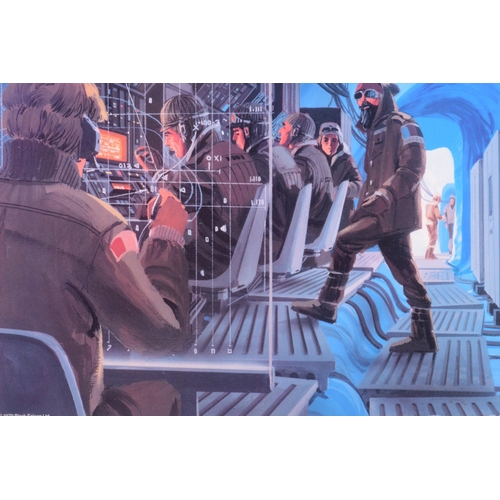 1231 - 'The Empire Strikes Back': two 1979 Black Falcon Ltd prints, after designs by Ralph McQuarrie, taken... 