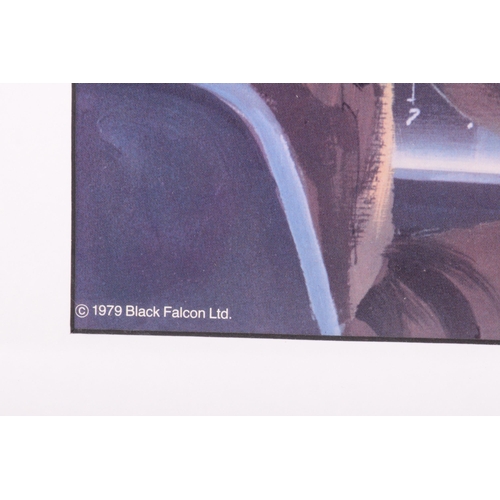 1231 - 'The Empire Strikes Back': two 1979 Black Falcon Ltd prints, after designs by Ralph McQuarrie, taken... 