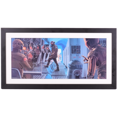 1231 - 'The Empire Strikes Back': two 1979 Black Falcon Ltd prints, after designs by Ralph McQuarrie, taken... 