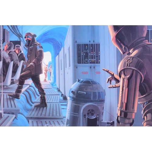 1231 - 'The Empire Strikes Back': two 1979 Black Falcon Ltd prints, after designs by Ralph McQuarrie, taken... 