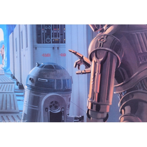 1231 - 'The Empire Strikes Back': two 1979 Black Falcon Ltd prints, after designs by Ralph McQuarrie, taken... 