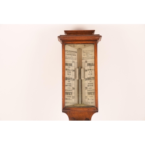 1246 - A JH Steward barometer, 96cm. Good condition, all parts appear present, functionality not tested.