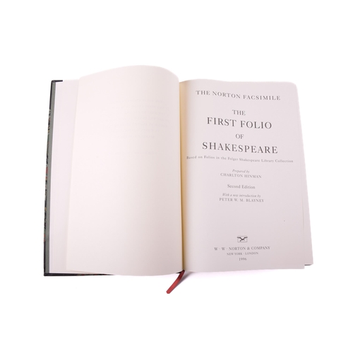 1259 - The Norton Facsimile of The First Folio of Shakespeare, prepared by Charlton Hinman, Second Edition,... 