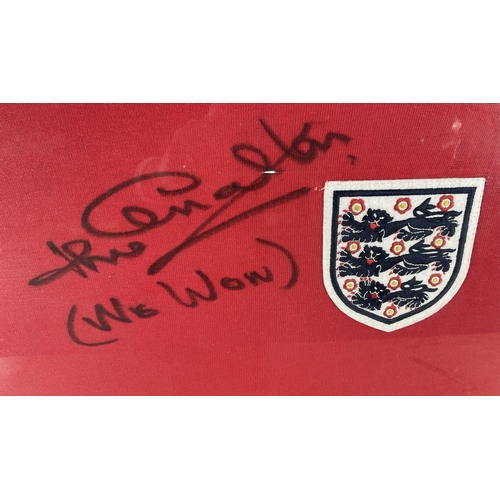 1309 - England 1966 World Cup Winners replica shirt, signed by Jack Charlton with the caption '(We Won)', h... 