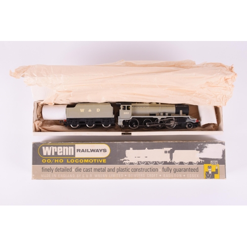 1314 - A Wrenn W2281 War Department Grey class 8F numbered 302 and having box (possibly incorrect) with pac... 