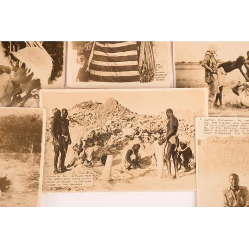 1322 - A collection of 1920s/30s postcards featuring various subjects including an unusual series of Captai... 