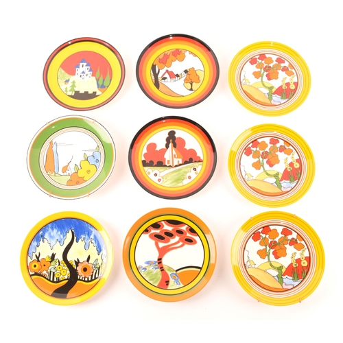 130 - After Clarice Cliff; a collection of six decorative Wedgwood plates from the Living Landscapes of Cl... 