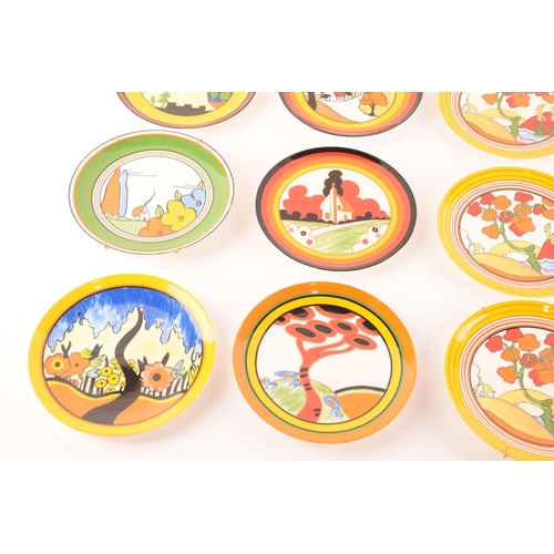 130 - After Clarice Cliff; a collection of six decorative Wedgwood plates from the Living Landscapes of Cl... 