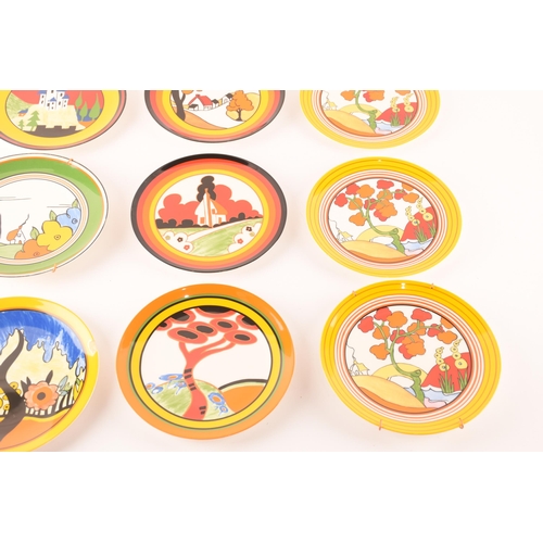 130 - After Clarice Cliff; a collection of six decorative Wedgwood plates from the Living Landscapes of Cl... 