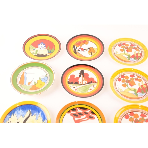 130 - After Clarice Cliff; a collection of six decorative Wedgwood plates from the Living Landscapes of Cl... 