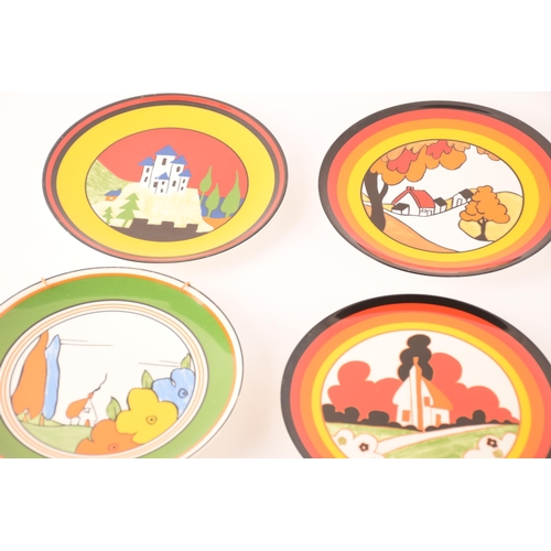 130 - After Clarice Cliff; a collection of six decorative Wedgwood plates from the Living Landscapes of Cl... 