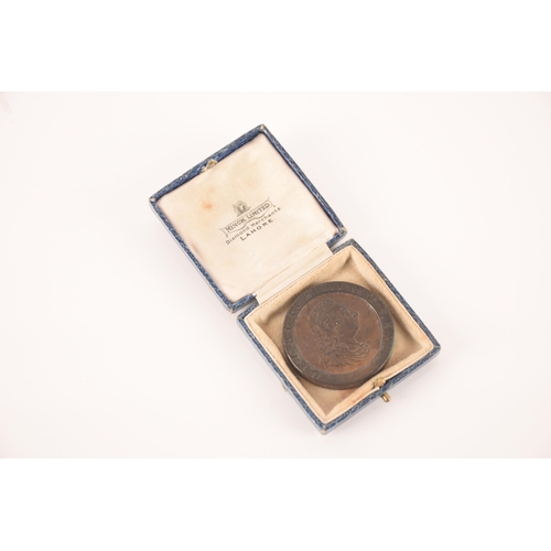 156 - A good George III cartwheel two penny coin, dated 1797, in box. Fair with age.