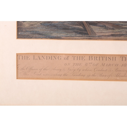 18 - After Anthony Cardon (1772 - 1813), 'The Landing of The British Troops in Egypt, on the 8th March 18... 