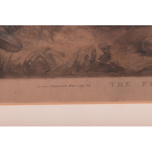 22 - After George Morland (1763-1804), six coloured engravings, comprising: 'The Fern Gatherers', mezzoti... 