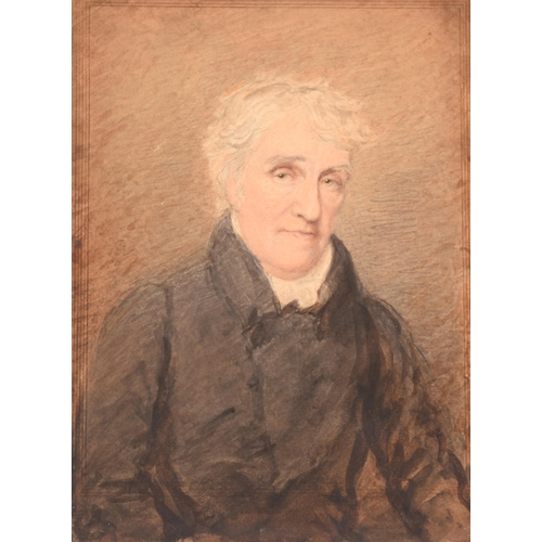 3 - Thomas Wageman (1787-1863), gouache on paper, a portrait of the artist Thomas Stothard RA, denoted i... 