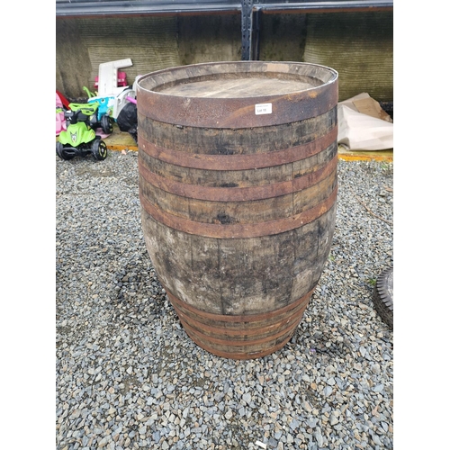 18 - 8 ring oak whiskey barrel