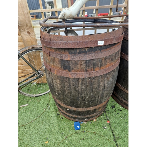 32 - Oak whiskey barrel