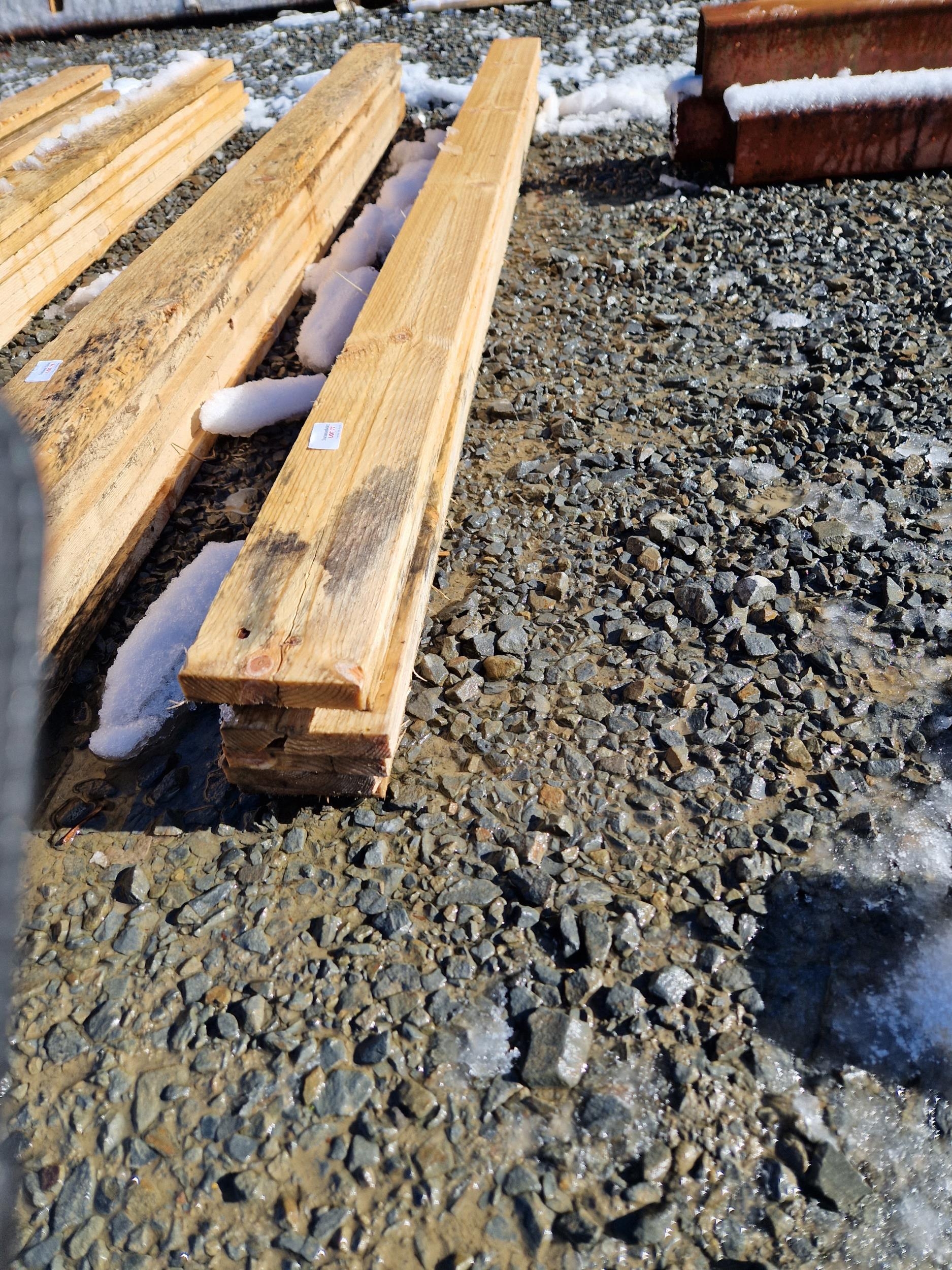 6 lengths of 3x1 timber 6ft. (Opt 4)