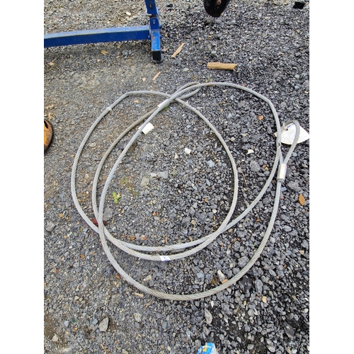 wire rope with hook on both ends