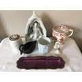 Ceramics to include Grainger, Worcester mug, Continental moulded mug, Spode pen tray C1785, Wedgwood... 
