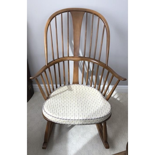 1405 - Ercol Windsor rocking armchair.