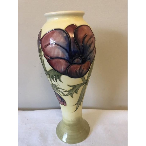 15 - Moorcroft vase printed marked to base. 28cms h.