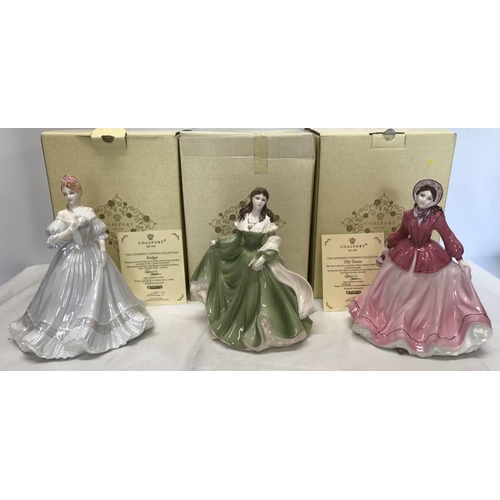 Coalport figurines. The Catherine Cookson Collection