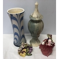 Ceramics, glass etc including Royal Doulton Autumn Breezes HN1934, pansy vase with cherub, Caithness... 