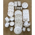 Villeroy and Boch Petite Fleur pattern tea and dinner ware. 33 pieces, very good condition.