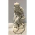 A Parian figure of Dorothea designed by John Bell with a relief moulded Victorian registration lozen... 