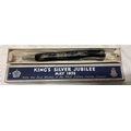 Kings silver jubilee pencil, may 1935 with the best wishes of The West Riding County Council in orig... 