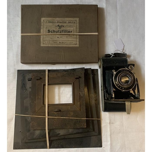 1226 - Photographic interest to include Agfa Billy Boy camera and Zeiss Ikon plate holders.