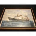 George P. Wiseman, watercolour, ships portrait of the St. Jason of Hull, signed L.R. 1968, 49 x 69cm... 