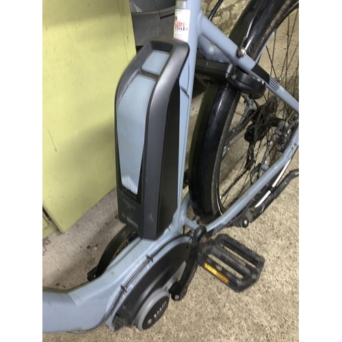 1634 - A Bosch Active Line Orbea Optima electric bike with 400Wh battery, keys and manual.