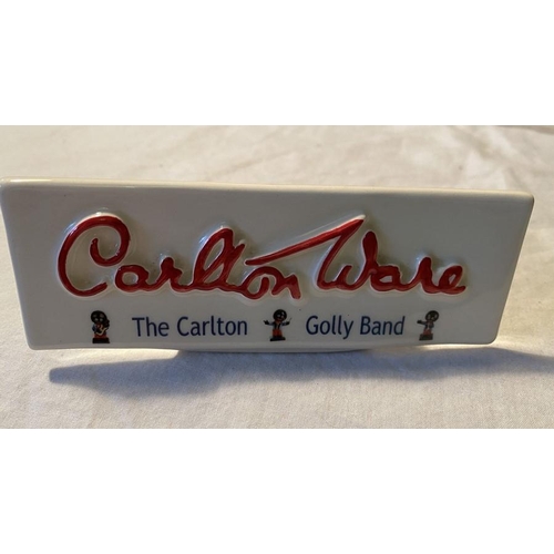 208 - Five limited edition Carlton Ware Robertson Golly Band figures, approx. 20cms h, Violinist 50/250 wi... 