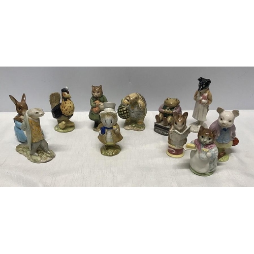 252 - Beswick Beatrix potter figurines collection of 11 characters.