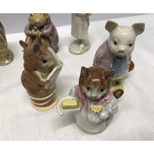 252 - Beswick Beatrix potter figurines collection of 11 characters.