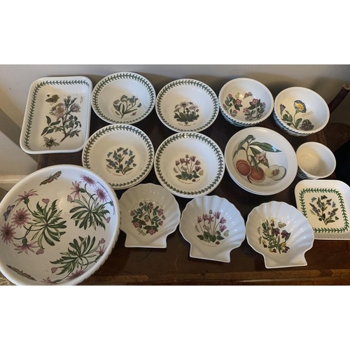 293 - A quantity of Portmeirion, mainly Botanic Garden pottery to include plates, bowls, shell dishes, fru... 