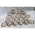Masons Mandalay tea ware, 26 pieces, tea and coffee pot, milk, sugar bowl, cake plate, 5 side plates... 
