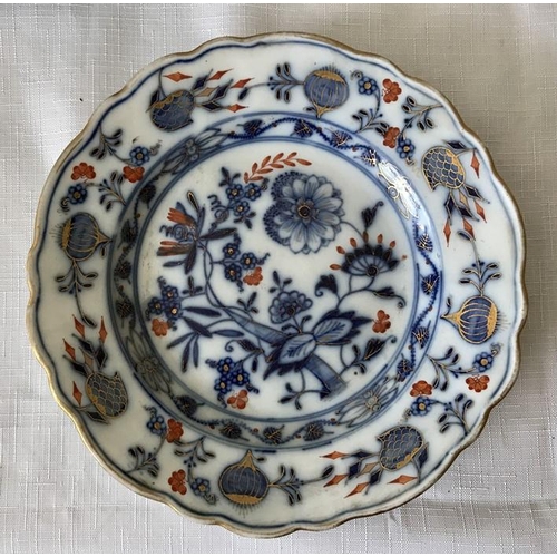 367 - Twelve 19thC Meissen plates, 21cms d, impressed and blue printed mark to rear.