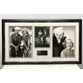Large framed photograph prints, Authentic Autographs Fred Astaire and Ginger Rogers. 50 h x 94cms w ... 