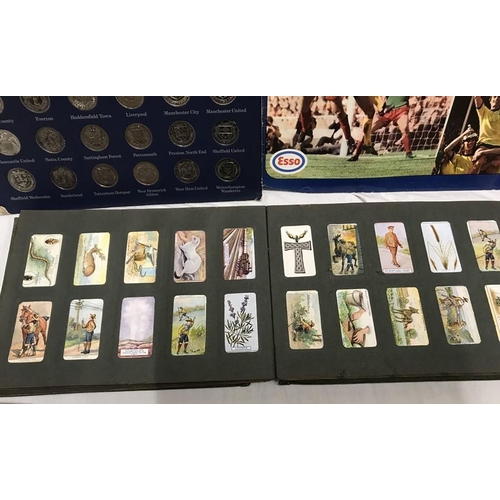 773 - Wills and John Player cigarette and albums, mixed album including Ogdens pop up cigarette cards toge... 