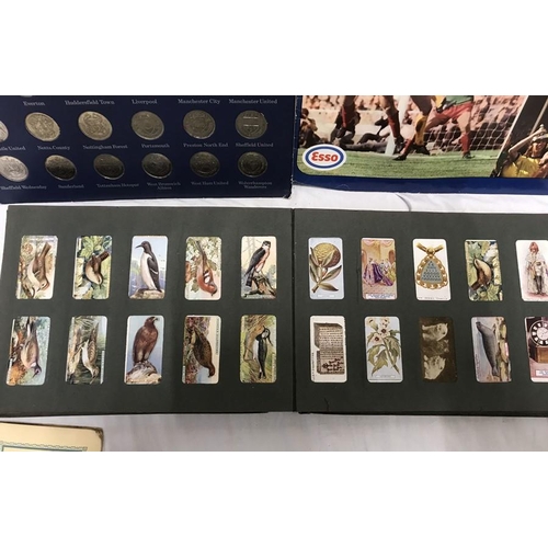 773 - Wills and John Player cigarette and albums, mixed album including Ogdens pop up cigarette cards toge... 