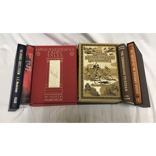 802 - Collection of Folio Society Books. Hans Andersons Fairy Tales illustrated by W. Heath Robinson. Seve... 