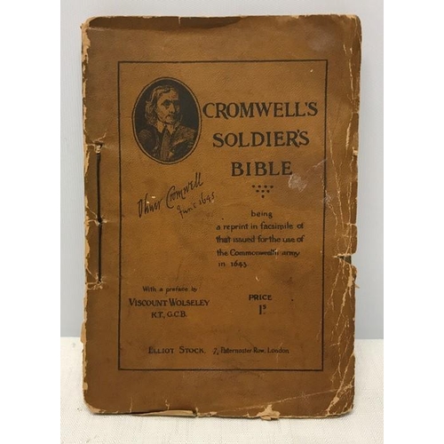 803 - Cromwell's Soldiers Bible, 1894 edition, reprint of 1643.