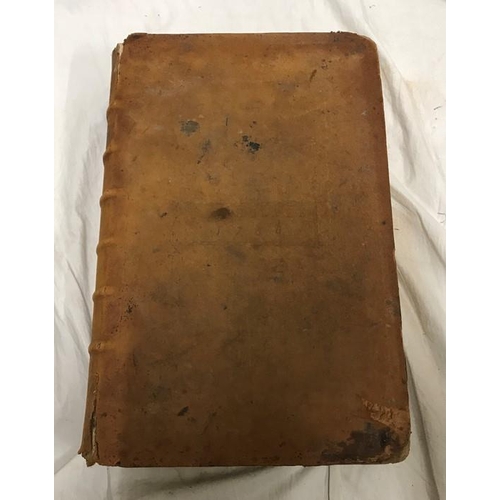 805 - Large leather bound Universal Family Bible printed for J Cooke, London 1786. 40 w x 18 h x