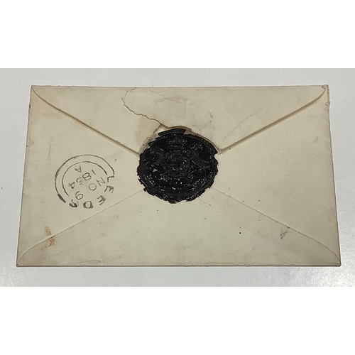 817 - An empty stamped envelope from Lord Palmerston (1784-1865), Prime Minister (2 terms) to the Earl of ... 